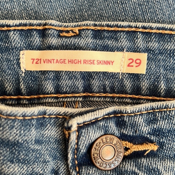 Levi’s 721 Vintage High Rise Skinny - Picture 5 of 16